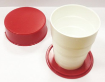 Пластиковые складные стаканчики Красные Пластиковые складные стаканчики Красные