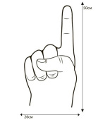 Поролоновая рука под логотип PR9 Поролоновая рука под логотип PR9