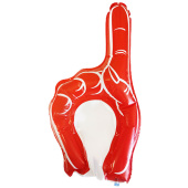 Надувная ладонь Красная Надувная ладонь Красная